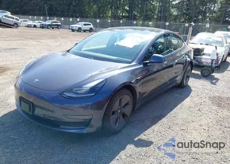 2021 Tesla Model 3 Standard Range Plus Rear-Wheel Drive из США, поврежденный, VIN 5YJ3E1EA3MF986847